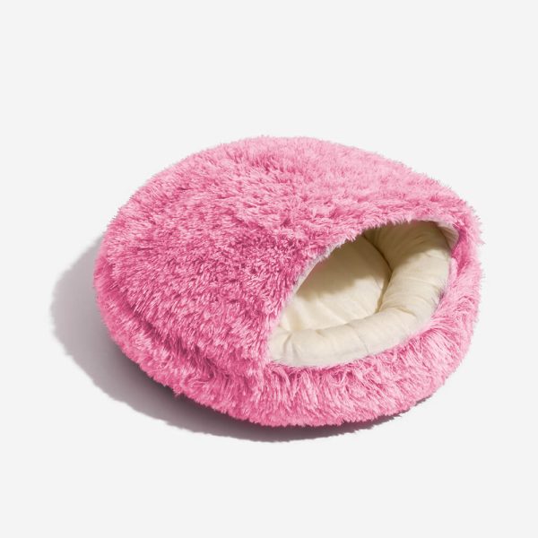 Plush Semi Enclosed Pet Nest Bed - Image 4
