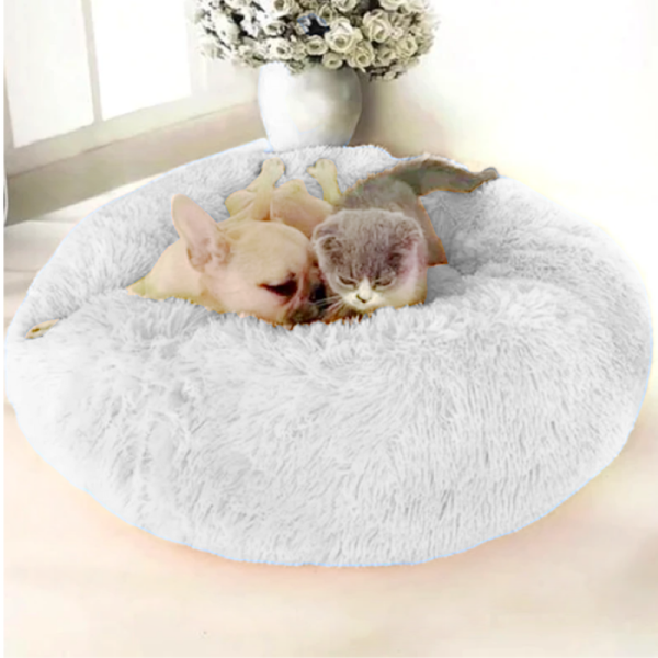 Cozy Faux Fur Dog And Cat Bed With High-Stretch Fabric - Image 13