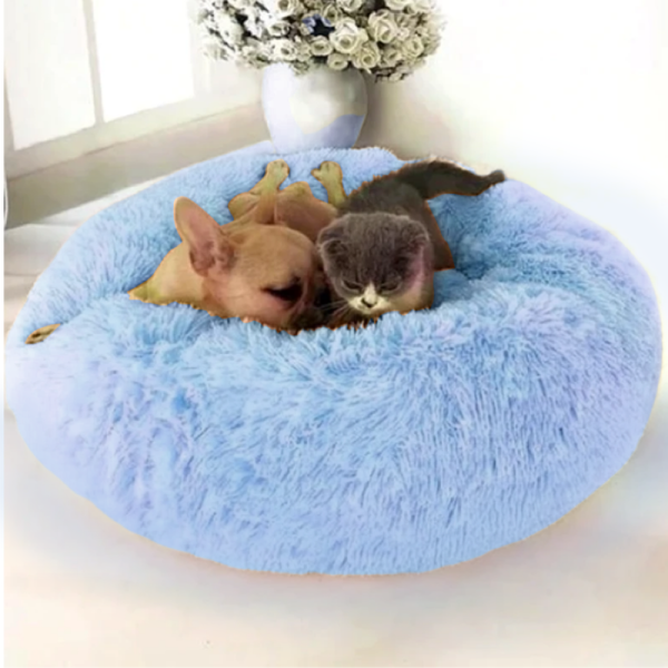 Cozy Faux Fur Dog And Cat Bed With High-Stretch Fabric - Image 4