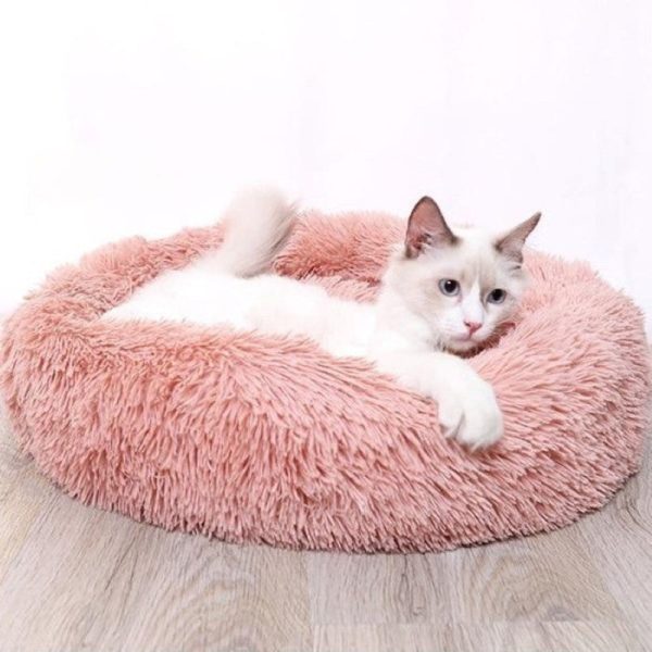 Cozy Faux Fur Dog And Cat Bed With High-Stretch Fabric - Image 7