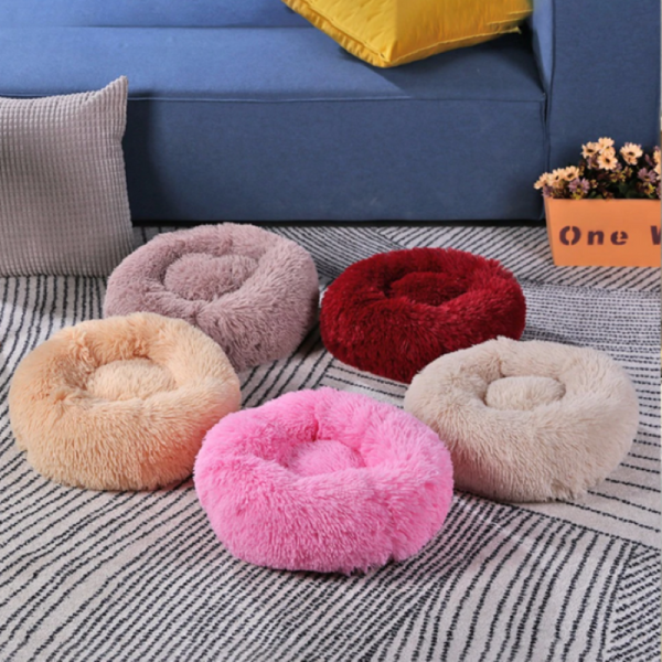Cozy Faux Fur Dog And Cat Bed With High-Stretch Fabric - Image 8