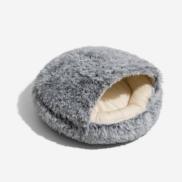 Plush Semi Enclosed Pet Nest Bed - Image 3