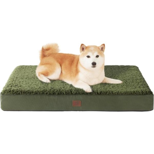 Supportive Plush Rectangular Pet Bed - Image 5