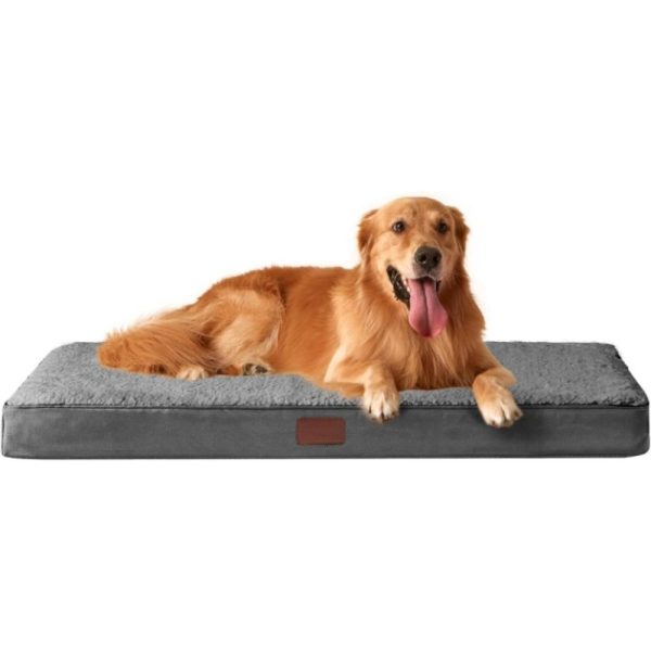Supportive Plush Rectangular Pet Bed - Image 3