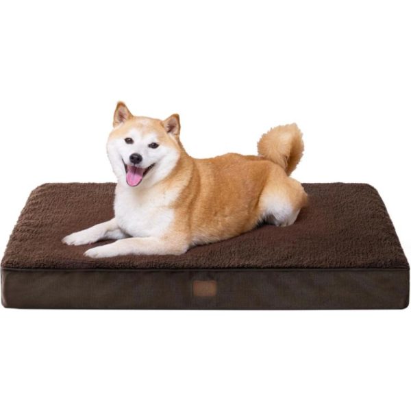 Supportive Plush Rectangular Pet Bed - Image 2